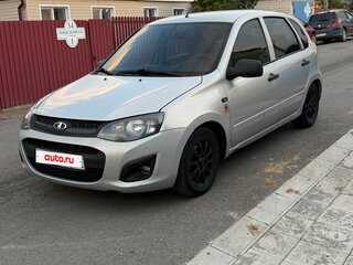 2013 Lada (ВАЗ) Kalina II, серебристый, 300000 рублей, вид 1