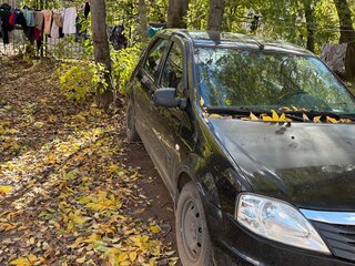 2011 Renault Logan I Рестайлинг, чёрный, 270000 рублей, вид 2