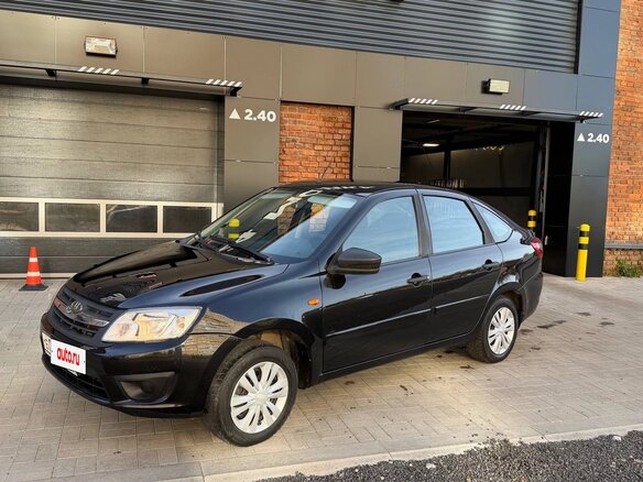 2015 Lada (ВАЗ) Granta I, чёрный - вид 1