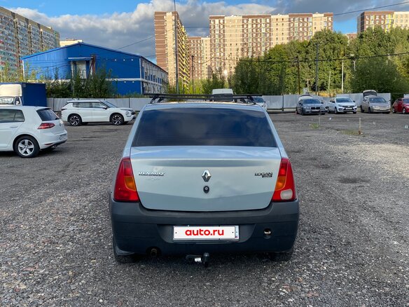 2009 Renault Logan I, серый, 250000 рублей - вид 3