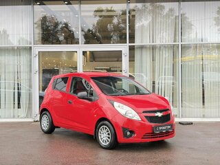2011 Chevrolet Spark III, красный, 425000 рублей, вид 3