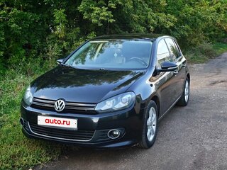 2012 Volkswagen Golf VI, чёрный, 790000 рублей, вид 2