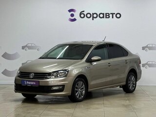 2019 Volkswagen Polo V Рестайлинг, бежевый, 1190000 рублей, вид 1