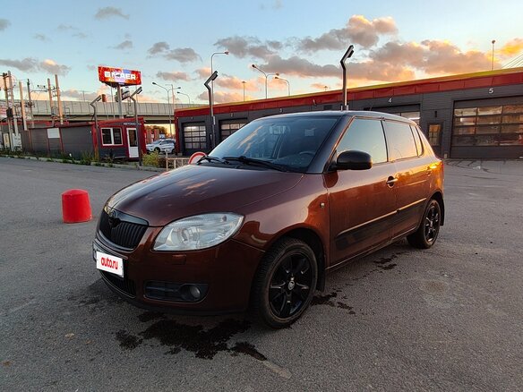 2007 Skoda Fabia II, красный, 510000 рублей
