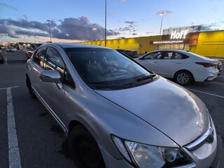 2007 Honda Civic VIII, серебристый, 390000 рублей, вид 1