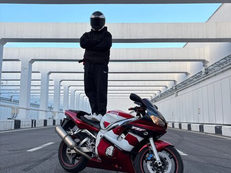 1999 Yamaha YZF-R6, красный, 350000 рублей, вид 2
