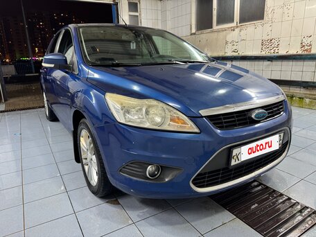 2008 Ford Focus II Рестайлинг, синий, 570000 рублей, вид 5