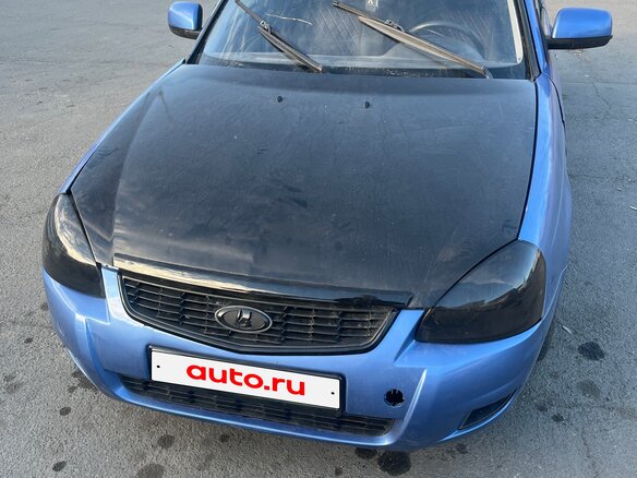 2008 Lada (ВАЗ) Priora I, голубой, 180000 рублей