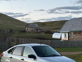 2015 Lada (ВАЗ) Granta I, серебристый, 385000 рублей, вид 4