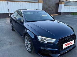 2016 Audi A3 III (8V) Рестайлинг, синий, 1390000 рублей, вид 4