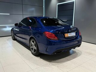 2016 Mercedes-Benz C-Класс 180 IV (W205), синий, 2100000 рублей, вид 4