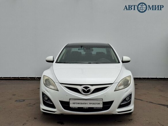 2011 Mazda 6 II (GH) Рестайлинг, белый - вид 1