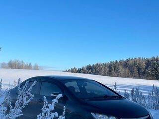 2008 Honda Civic VIII, чёрный, 499000 рублей, вид 2