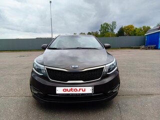 2017 Kia Rio III Рестайлинг, коричневый, 1300000 рублей, вид 1
