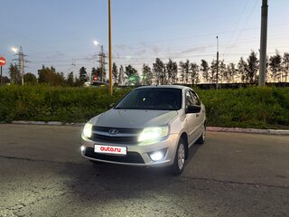 2015 Lada (ВАЗ) Granta I, серый, 450000 рублей, вид 3
