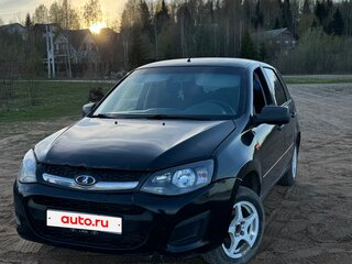 2015 Lada (ВАЗ) Kalina II, чёрный, 160000 рублей, вид 1