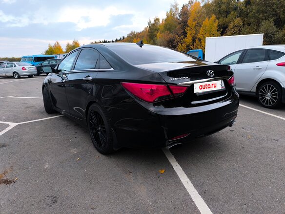 2012 Hyundai Sonata VI (YF), чёрный, 1210000 рублей - вид 6