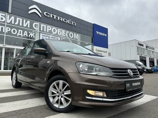 2016 Volkswagen Polo V Рестайлинг, коричневый, 1090000 рублей, вид 1