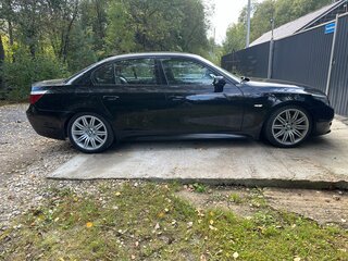 2008 BMW 5 серии 530d V (E60/E61) Рестайлинг, чёрный, 1550000 рублей, вид 2