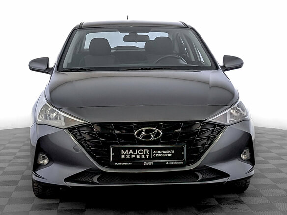 2021 Hyundai Solaris II Рестайлинг, серый - вид 1