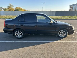 2007 Hyundai Accent ТагАЗ II, чёрный, 230000 рублей, вид 4