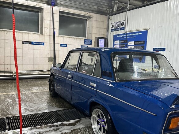 2003 Lada (ВАЗ) 2106 4-speed, синий, 115000 рублей - вид 6
