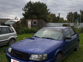 1994 Audi 100 IV (C4), синий, 250000 рублей, вид 1