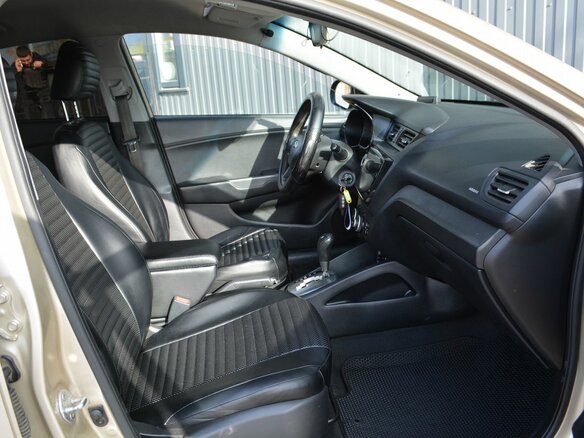 2013 Kia Rio III, бежевый, 619999 рублей - вид 14