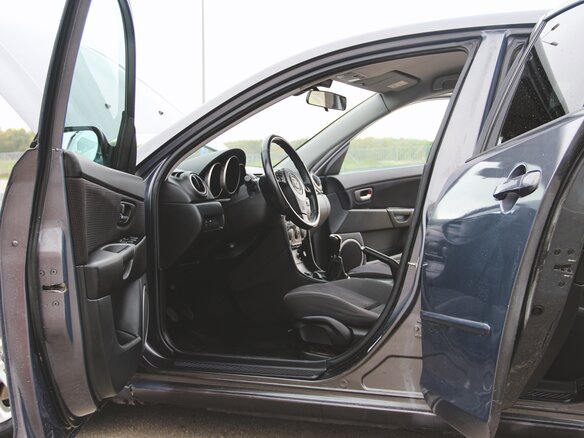 2008 Mazda 3 I (BK) Рестайлинг, серый, 770000 рублей - вид 14