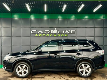 2014 Mitsubishi Outlander III Рестайлинг, чёрный, 1299000 рублей, вид 3