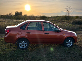 2013 Lada (ВАЗ) Granta I, оранжевый, 520000 рублей, вид 3