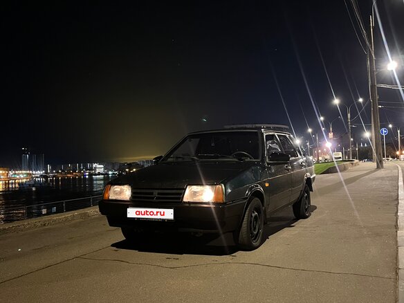 2004 Lada (ВАЗ) 21099, зелёный, 120000 рублей