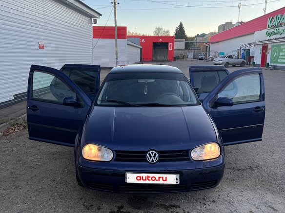 1999 Volkswagen Golf IV, синий, 200000 рублей - вид 1