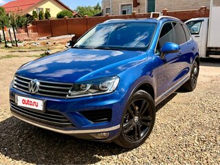 2016 Volkswagen Touareg II Рестайлинг, синий, 2750000 рублей, вид 1