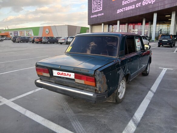 2007 Lada (ВАЗ) 2107, зелёный, 95000 рублей - вид 4