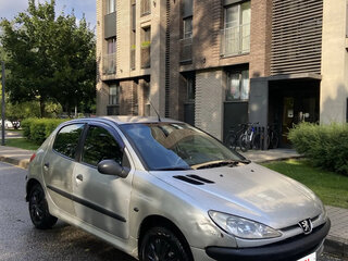 2003 Peugeot 206, серебристый, 220000 рублей, вид 2