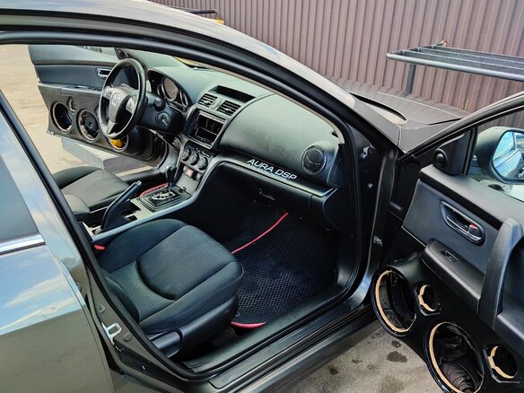 2010 Mazda 6 II (GH) Рестайлинг, серый - вид 2