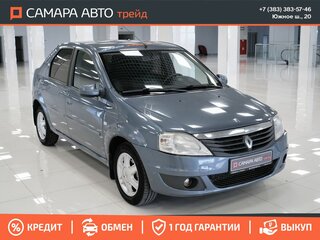 2010 Renault Logan I Рестайлинг, синий, 295000 рублей, вид 3
