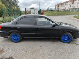 2006 Kia Spectra I Рестайлинг 2, чёрный, 240000 рублей, вид 3