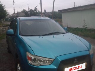2010 Mitsubishi ASX I, голубой, 850000 рублей, вид 3