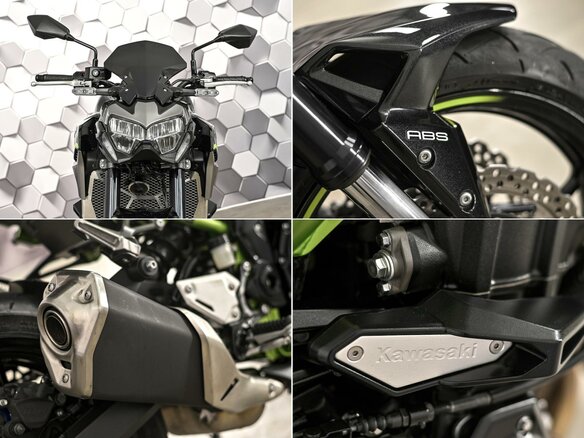 2020 Kawasaki Z 900, серый - вид 9