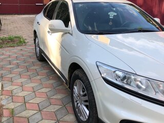 2014 Honda Crosstour I Рестайлинг, белый, 1450000 рублей, вид 3