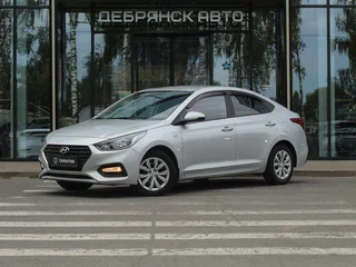 2019 Hyundai Solaris II, серебристый, 1620000 рублей, вид 1