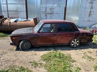 2006 Lada (ВАЗ) 2107, пурпурный, 70000 рублей, вид 4