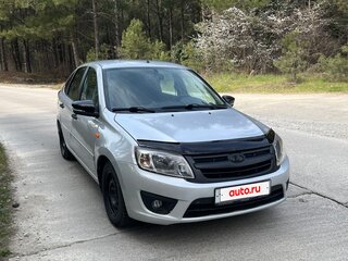 2015 Lada (ВАЗ) Granta I, серебристый, 420000 рублей, вид 3