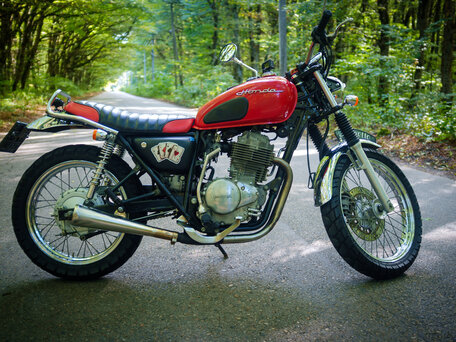 2001 Honda CB 400SS, красный, 250000 рублей, вид 4