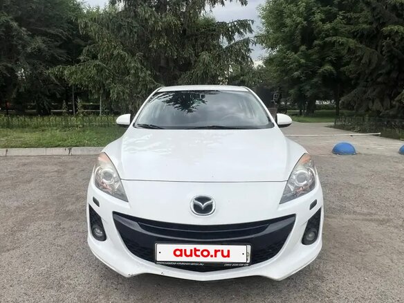2012 Mazda 3 II (BL) Рестайлинг, белый, 950000 рублей - вид 1