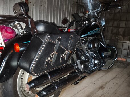 2008 Harley-Davidson Fat Boy, чёрный, 750000 рублей, вид 3