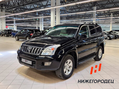 2007 Toyota Land Cruiser Prado 4-speed 120 Series Рестайлинг, чёрный, 1830000 рублей, вид 1