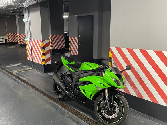 2010 Kawasaki ZX-6R Ninja, зелёный, 850000 рублей - вид 3